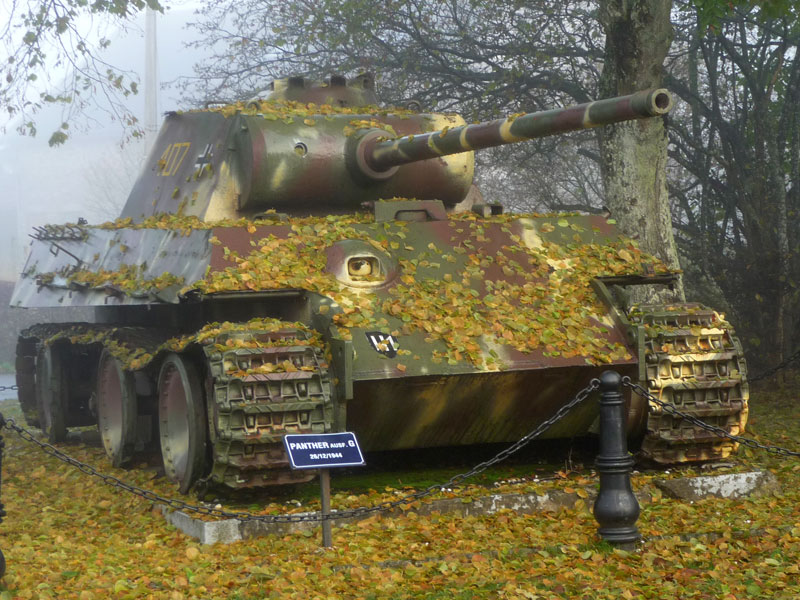 Panther tank Grandmenil Herberg Bo Temps